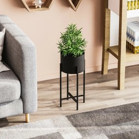 Metalowy stojak na kwiaty GED-026, Mono black