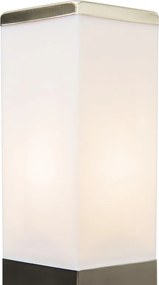 Inteligentna lampa zewnętrzna 45 cm stal z Wi-Fi P45 - Malios