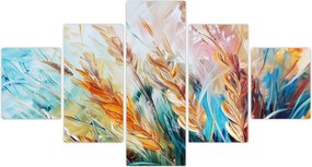 Obraz - Pszenica, abstrakcja (125x70 cm)