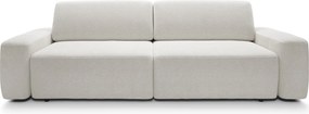 Masseno Sofa VEO z funkcją spania i pojemnikiem na pościel, Rozkładana sofa - Kremowy, RAVEN 22