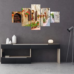 Obraz - Malownicza włoska aleja (125x70 cm)