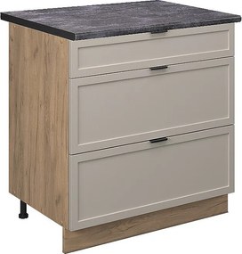 Szafka dolna do kuchni greybeige 80x60x82 fame-line