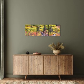 Obraz - Renifer tundrowy (z zegarem) (90x30 cm)