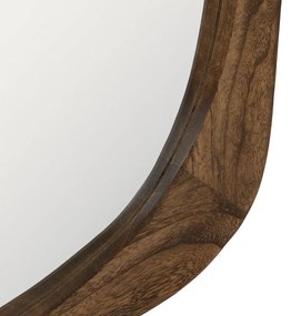 Lustro z drewnianą ramą ścienne 70x175 cm Spejo – Ixia