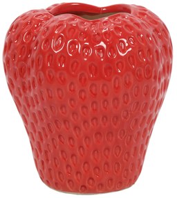 Ceramiczny wazon truskawka MUZ, 16 cm