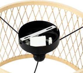 Lampa sufitowa zewnętrzna rattanowa 40 cm IP44 - Calamus