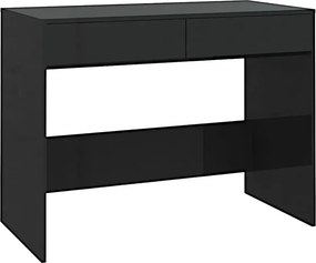 Czarne biurko z szufladami E8-C38