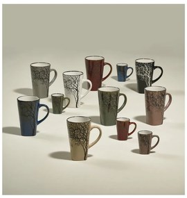 Niebieskie kamionkowe kubki na espresso zestaw 4 szt. 100 ml Hela – Villa Collection