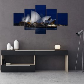 Obraz Sydney w nocy (125x70 cm)