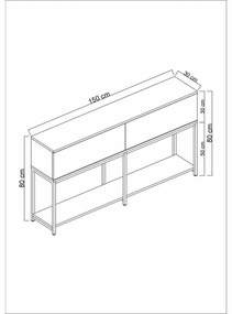 Szafka Lord White and Gold