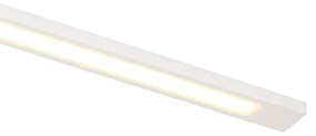 Lampa ścienna biała 62 cm z wbudowanym LED IP44 - JerreDesignerski Oswietlenie wewnetrzne