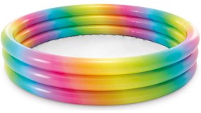 Basen dmuchany dla dzieci RAINBOW, Ø 147 x 33 cm, INTEX