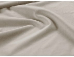 Beżowe tapicerowane łóżko dwuosobowe ze schowkiem ze stelażem 200x200 cm Campi – Cosmopolitan Design