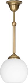 Lampa klasyczna klosz biała kula QC-S1C