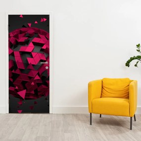 Fototapeta na drzwi - Abstrakcja 3D (95x205cm)