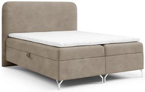 Beżowe łóżko z pojemnikiem 5 rozmiarów N5-R58