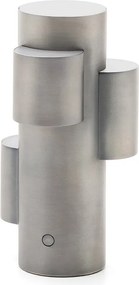 Metalowa lampa stołowa LED ze ściemniaczem w kolorze srebra (wysokość 26,5 cm) Adrina – Kave Home