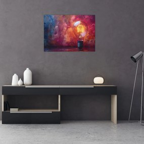 Obraz na szkle - Pomysł (70x50 cm)