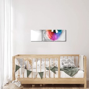 Obraz - Irys (z zegarem) (90x30 cm)