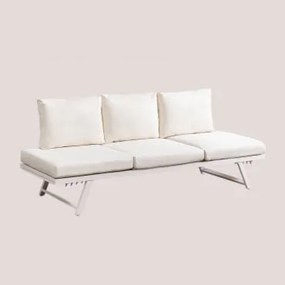 3-osobowa Rozkładana Sofa Ogrodowa Z Aluminium Libanc Gardenia Biel - Sklum