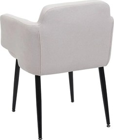 Krzesło do jadalni MCW-L13 (zestaw 6 sztuk),  kremowo-białe