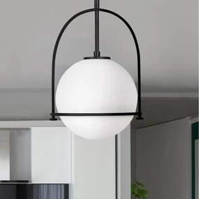 Quintiesse QN-SOMERSET-P-O-BK - Lampa wisząca na pręcie SOMERSET 1xE27/60W/230V czarna