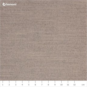 Beżowe tapicerowane łóżko dwuosobowe ze schowkiem i stelażem 180x200 cm Lotte – Meise Möbel