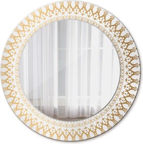 Lustro dekoracyjne okrągłe Indiańska mandala