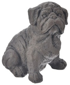 InDecor Buldog ceramiczny brązowy, 28 x 21 x 28 cm