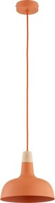 Żyrandol na lince RODOS 1xE27/15W/230V pomarańczowy