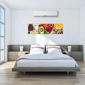 Obraz - Zdrowa żywność (170x50 cm)