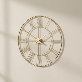 Zegar ścienny w stylu industrialnym ARATIO, Ø 70 cm