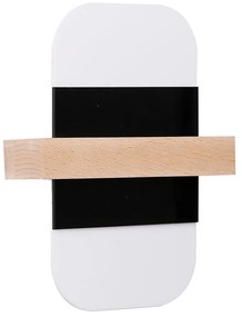 Czarno-biały kinkiet LED April – Candellux Lighting