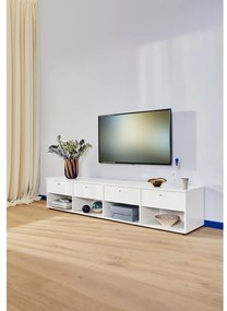 Biała szafka pod TV 214x45 cm Mistral – Hammel Furniture