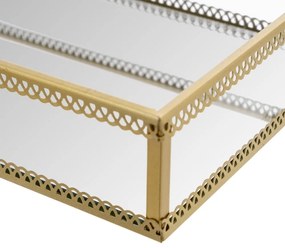 Metalowe tace dekoracyjne zestaw 2 szt. 14x24 cm – Casa Selección