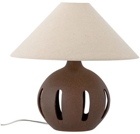 Kremowa lampa stołowa z tekstylnym kloszem (wysokość 40,5 cm) Liana – Bloomingville