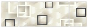 Geometryczny abstrakcyjny obraz (170x50 cm)