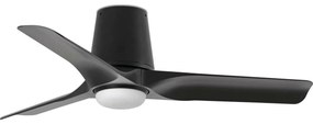 FARO 33827-1TW - ściemnialny sufitowy wentylator LED HEY TUB S LED/10W/230V, czarny, Ø 90 cm + pilot