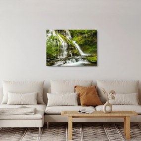 Obraz na szkle - Wodospad, Wind River Valley (70x50 cm)