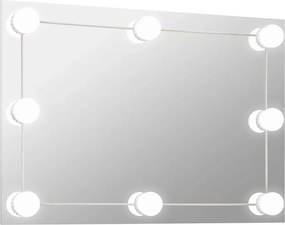 Prostokątne wiszące lustro LED 60x40 cm C6-R02