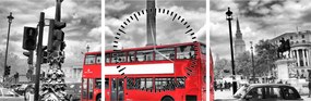 Obraz - Trafalgar Square (z zegarem) (90x30 cm)