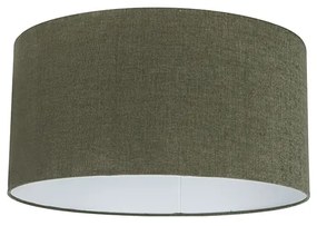 Abażur z tkaniny ciemnozielony 50/50/25