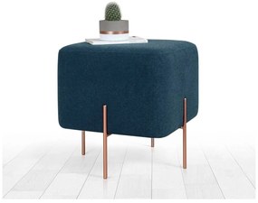 Ciemnoniebieski puf Copper – Artie