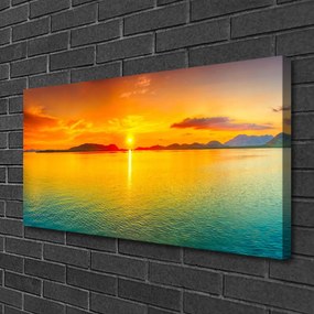 Obraz na płótnie Lśniąca Tafla Morza