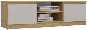 Szafka RTV pod telewiozor 120 cm dąb artisan + kaszmir M6-T55
