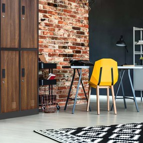 Szafka socjalna ubraniowa BHP biała: 6-drzwiowa IGOR 900 x 1850 x 450 mm