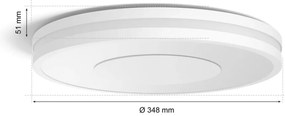 Inteligentna lampa sufitowa LED 22,5 W Being – Philips Hue