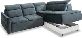 Narożnik MURILLO L z elektryczną regulacją siedziska Prawostronny w tkaninie VOGUE 12 WERSAL