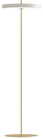 Biała lampa stojąca LED ze ściemniaczem i metalowym kloszem (wysokość 151 cm) Asteria Floor – UMAGE