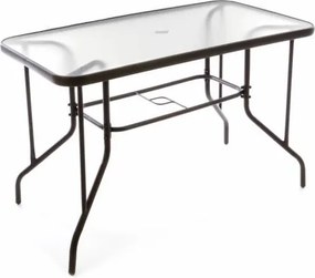 Stół ogrodowy szklany na taras 110x60x72 cm